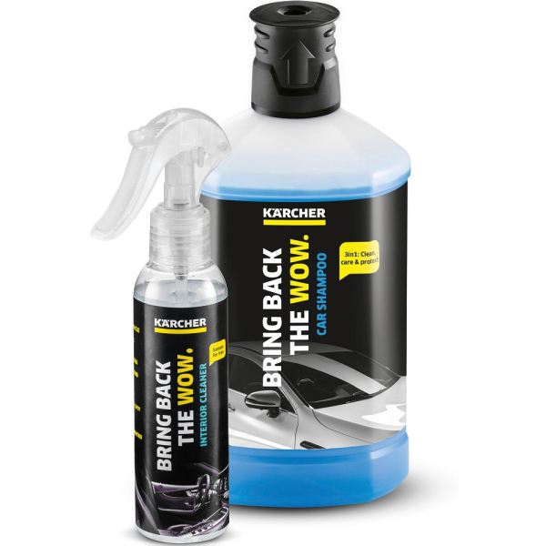 Шампунь автомобильный Karcher + ср-во для внутр.уборки   6.296-169
