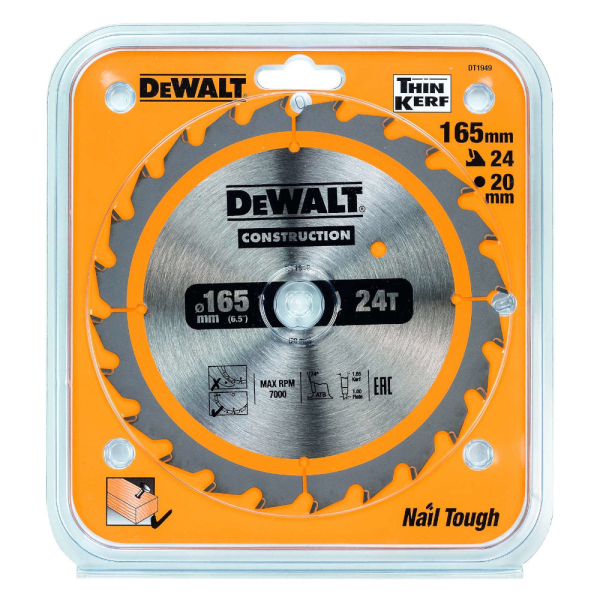 Диск п/п DEWALT DT 1949   165*20*24
