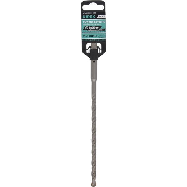 Бур NIREX Profi SDS+ 8*210 NDP-0802