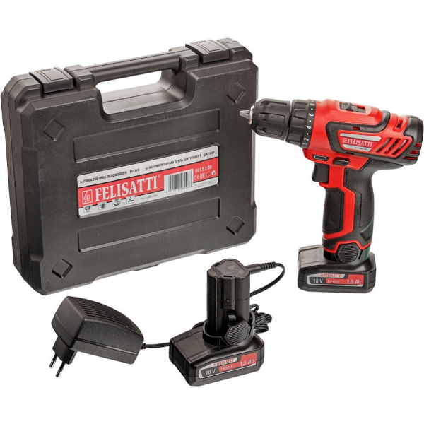 Дрель аккумуляторная FELISATTI ДА-18 ЭР