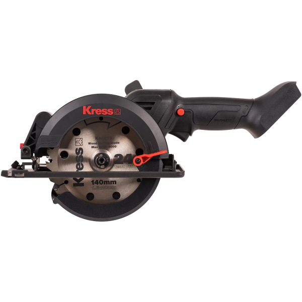 Пила дисковая аккумуляторная KRESS KU519.9 20V без акк и з/у