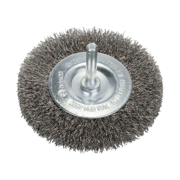 Щетка BOSCH 6мм дисковая 0.3*100мм витая INOX     2.608.622.124