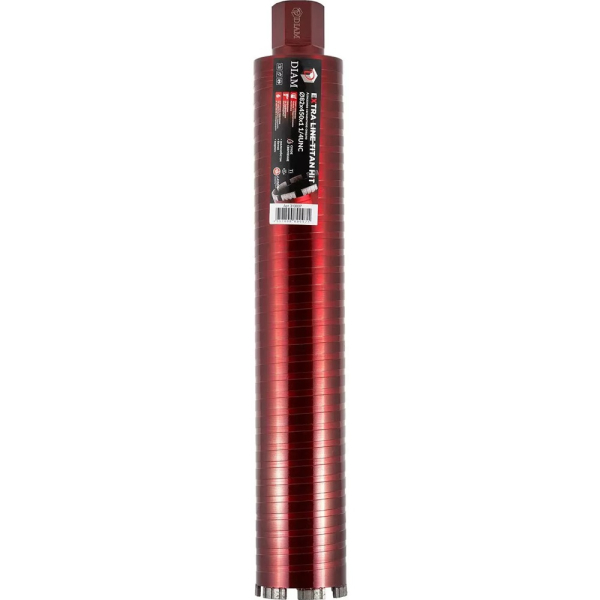 Сверло алмазное DIAM 82x450х1/4 UNC Extra Line Titan HIT по бетону   313037