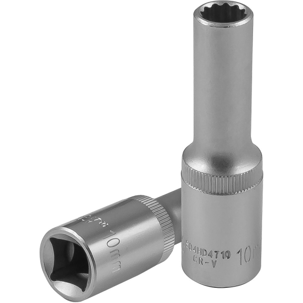 Головка торцевая JONNESWAY глубокая 12-гранная 1/2"DR 10мм