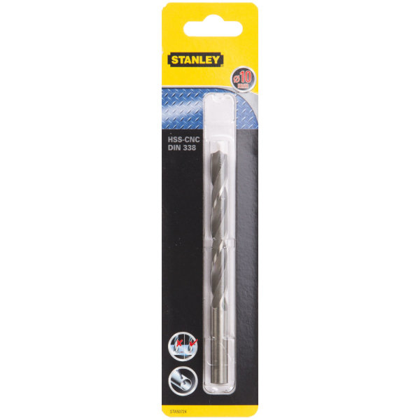 Сверло STANLEY по металлу HSS-G CROWN  10*133   STA50724