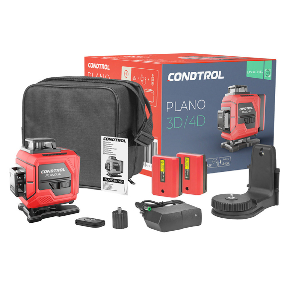 Лазерный уровень CONDTROL PLANO 4D   1-2-474