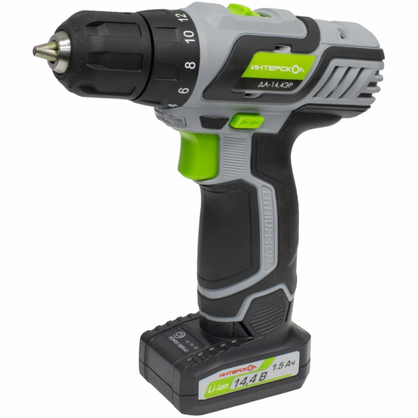 Дрель аккумуляторная Интерскол ДА-14,4 ЭР ДМ