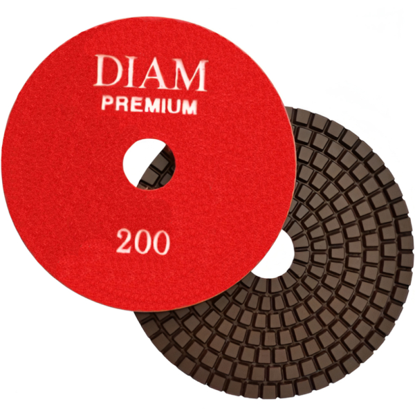 Диск алмазный гибкий DIAM Premium 100*15 мм шлифовальный К200