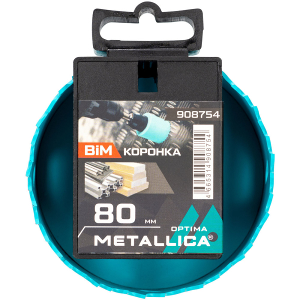 Коронка биметаллическая METALLICA Optima 80 мм 3 5/32" Vario 5/8-18UNF   908754