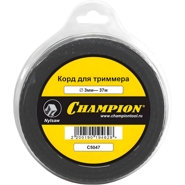 Леска CHAMPION Nylsaw 3,0*37 м (зубчатая)   C5047