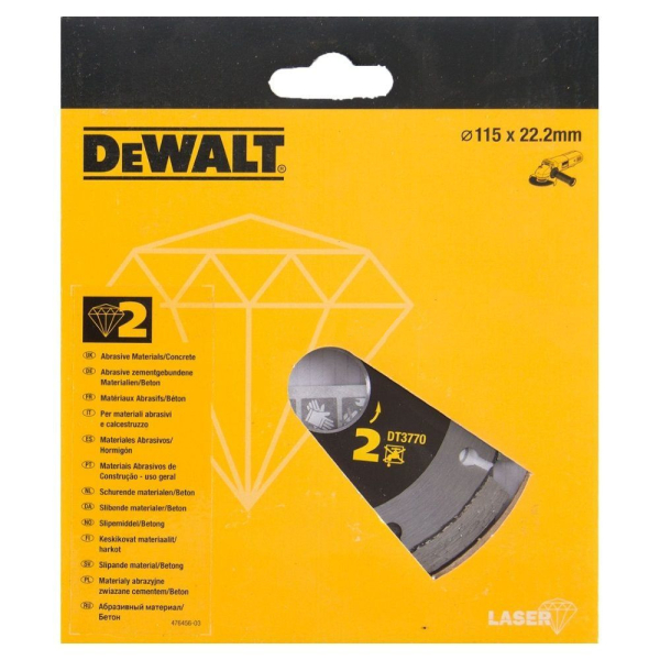 Диск алмазный DEWALT DT 3770 115*22,2 мм сегмент
