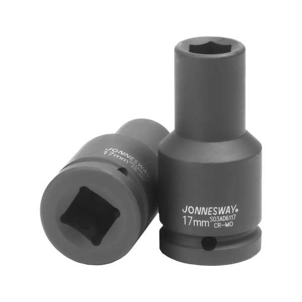 Головка торцевая JONNESWAY ударная глубокая 3/4"DR, 17 мм