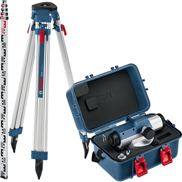 Оптический нивелир BOSCH GOL 26 D+BT160+GR500     0.601.068.002