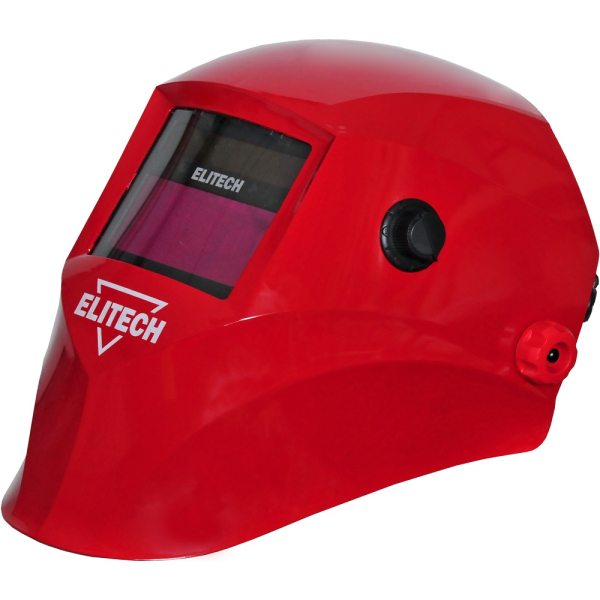 Маска сварщика ELITECH 777 (E0912.002.00) хамелеон красная
