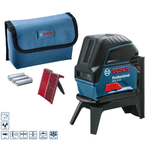 Лазерный уровень BOSCH GCL 2-15 + RM1     0.601.066.E00