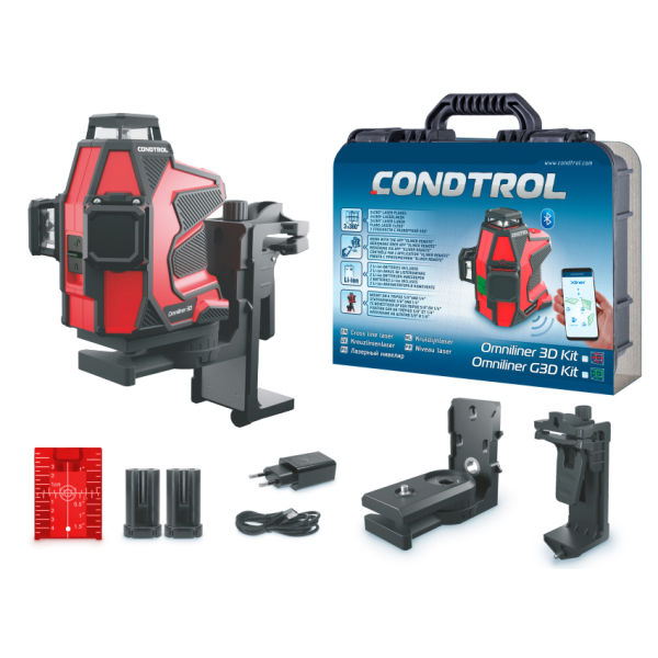 Лазерный уровень CONDTROL Omniliner 3D Kit   1-2-405