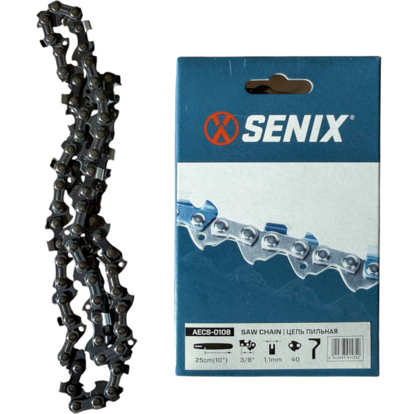 Цепь SENIX 10" 3/8" - 1,1 (40зв)   AECS-0108