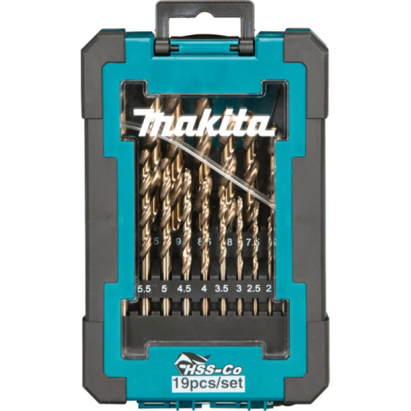Набор сверл Makita по металлу HSS-Сo 19 шт   D-67561