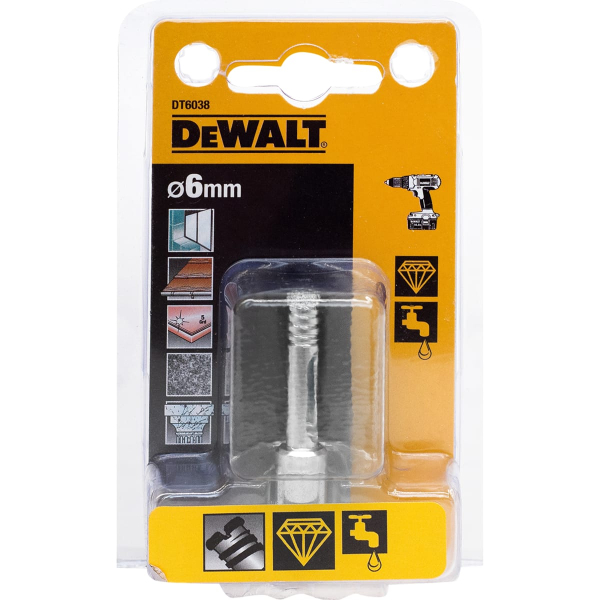 Сверло DEWALT по плитке 6мм   DT 6038