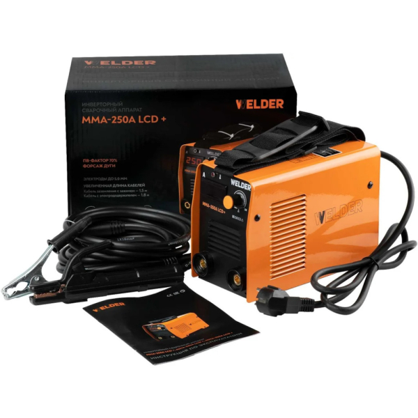 Сварочный аппарат WELDER MMA-250А+ LCD