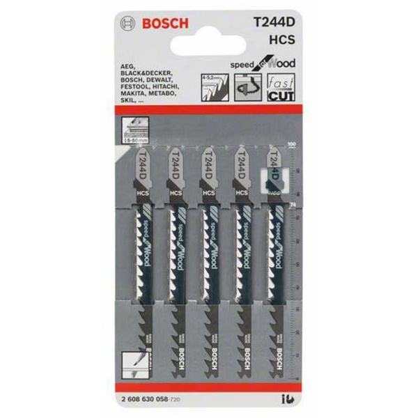 Пилочки BOSCH  T 244  D     2.608.630.058