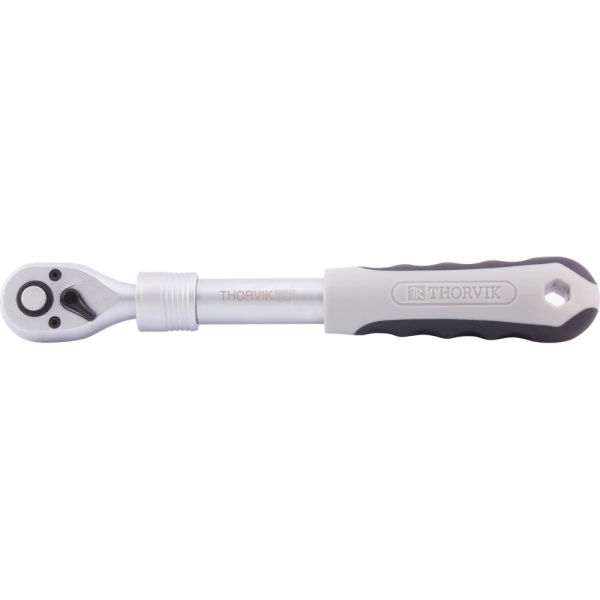 Рукоятка трещоточная THORVIK телескопическая 1/2"DR, 72 зубца