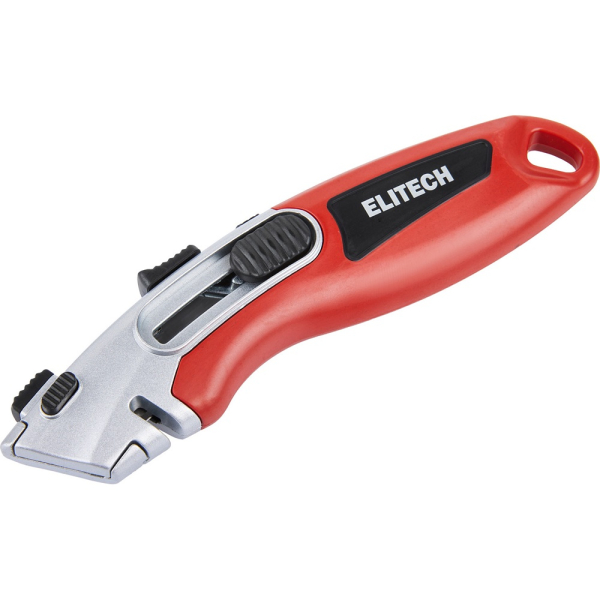 Нож строительный ELITECH с трапециевидным лезвием   410601