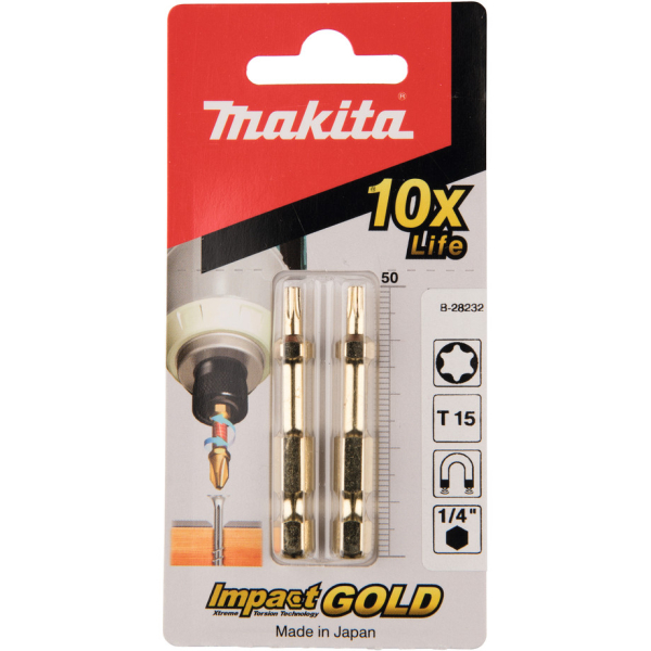 Бита Makita Impact T15-50 мм  2 шт   B-28232