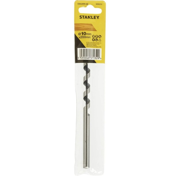 Сверло STANLEY по дереву шнековое 10*200   STA52095