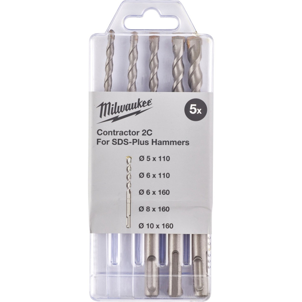 Набор буров Milwaukee Contractor SDS+ 5шт