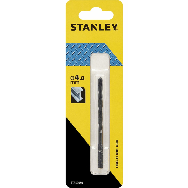 Сверло STANLEY по металлу HSS-R  4,8*86   STA50050