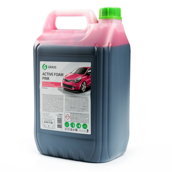 Моющее средство для бесконтактной мойки GRASS "Active Foam Pink" 6кг