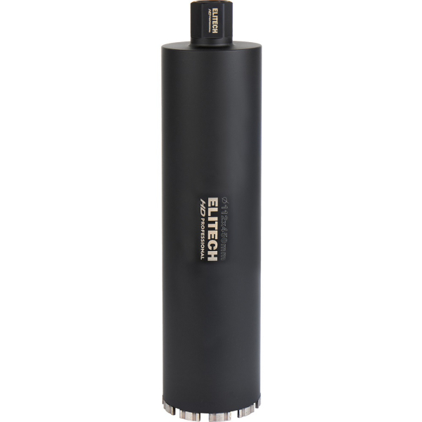 Коронка алмазная ELITECH 112*450 1/4" с охлаждением   1110.012000
