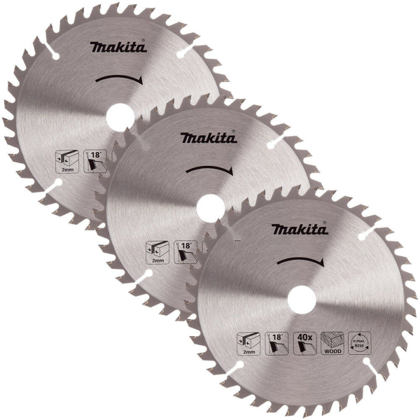 Диск п/п Makita 165*20*16/24/40 3шт   (D-46333)