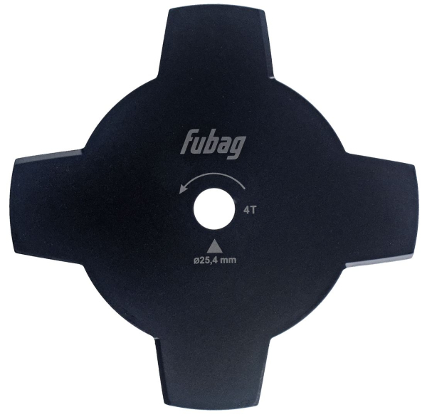 Нож для бензокосы Fubag 255*25,4*1,6  4 лопасти