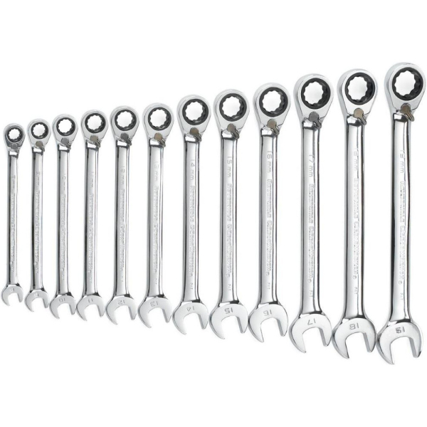 Набор STANLEY из 12-ти комбинированных гаечных ключей     1-17-369