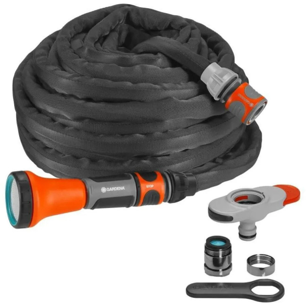 Шланг текстильный Gardena Liano 1/2" 10 м + комплект   18427-32.000.00