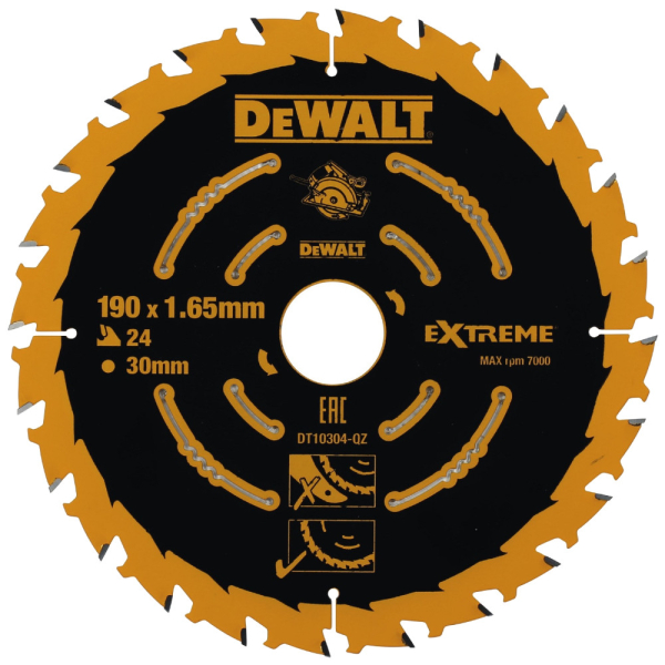 Диск п/п DEWALT DT 10304   190*30*24
