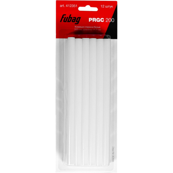 Клеевые стержни Fubag PRGC 200 белые   412351