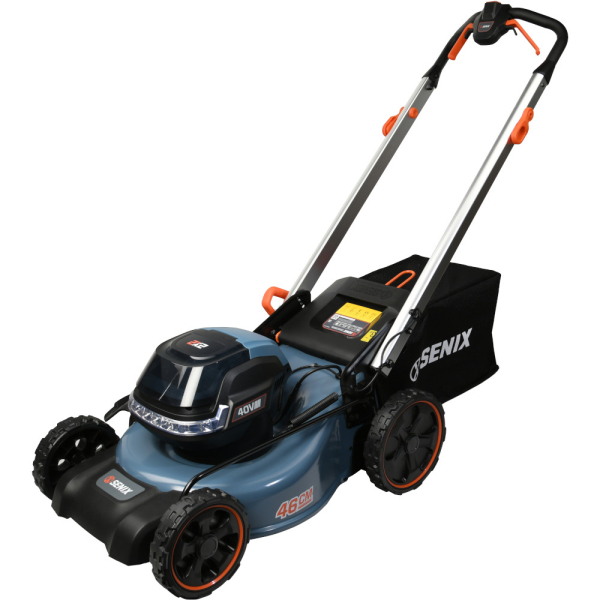 Газонокосилка аккумуляторная самоходная SENIX LSSX2-H-EU, 2X2 40V, 2акб, зу