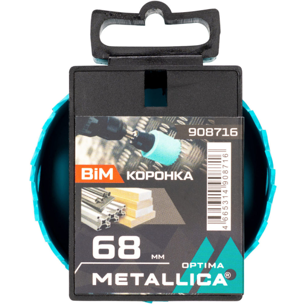 Коронка биметаллическая METALLICA Optima 68 мм 2 11/16" Vario 5/8-18UNF   908716