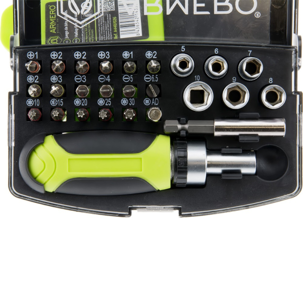 Набор бит ARMERO из 26 шт   A440/026