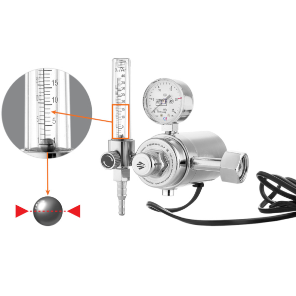 Регулятор расхода газа Сварог универсальный У-30/АР-40-П-36-Р (JTR-198 36V)