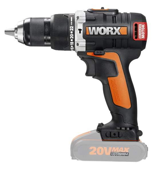 Дрель аккумуляторная WORX WX373.9 20V без акк и з/у