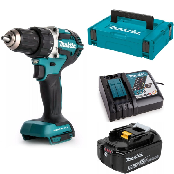 Дрель аккумуляторная Makita DDF 484 RT Li-ion