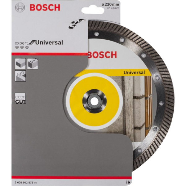 Диск алмазный BOSCH Expert for Universal Turbo 230*22.2 турбо   2.608.602.578