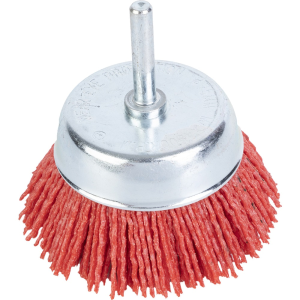 Щетка ELITECH чашечная со шпилькой для дрели 75 мм   1820.154600