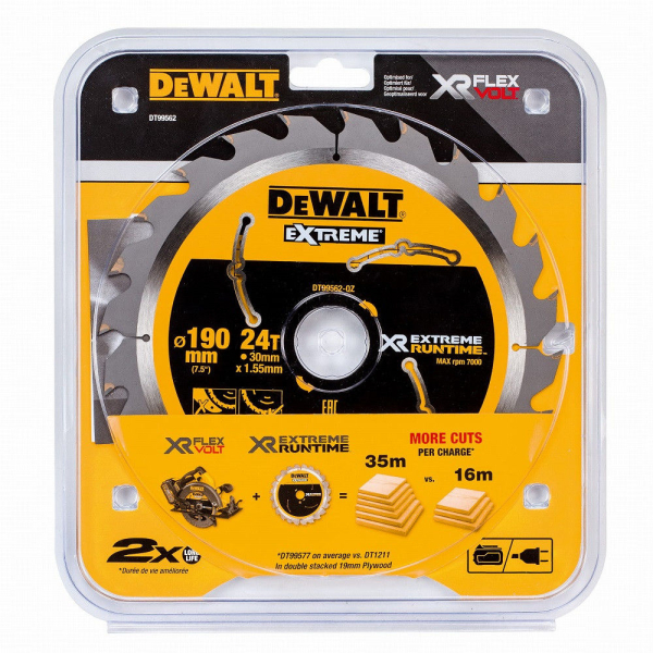 Диск п/п DEWALT DT 99562   190*30
