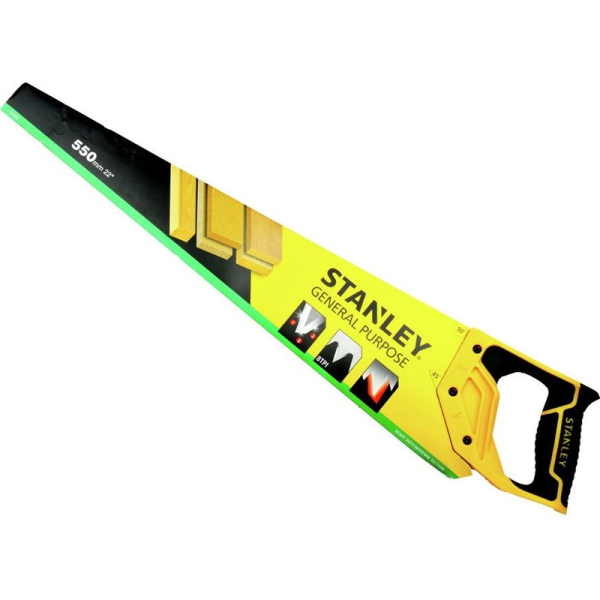 Ножовка STANLEY GENERAL PURPOSE по дереву 8х550мм     1-20-088