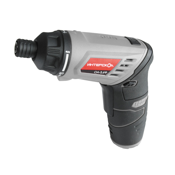 Отвертка аккумуляторная Интерскол ОА-3,6Ф Li-ion Кейс МС